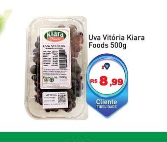 Tonin Superatacado Uva vitória kiara foods 500g oferta