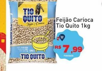 Tonin Superatacado Feijão carioca tio quito 1kg oferta
