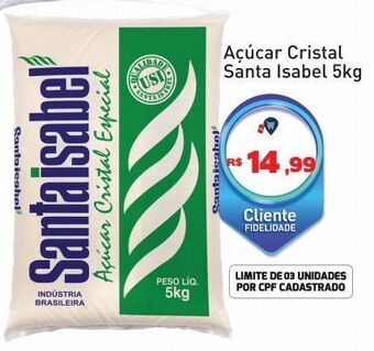 Tonin Superatacado Açúcar cristal santa isabel 5kg oferta