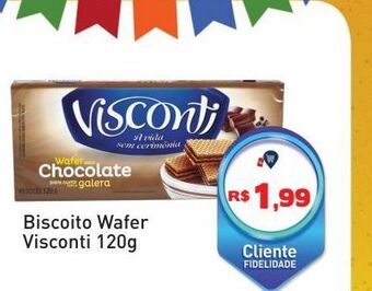 Tonin Superatacado Biscoito wafer visconti 120g oferta