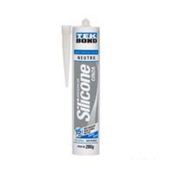 Adesivo de silicone neutro 280g cinza tekbond