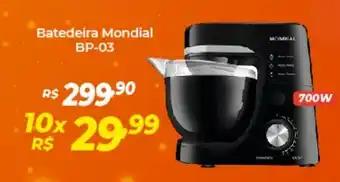Atakarejo Batedeira Mondial BP-03 oferta