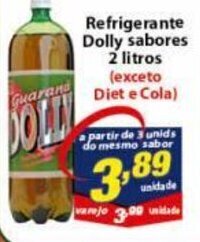 Vencedor Atacadista Refrigerante Dolly sabores 2L oferta