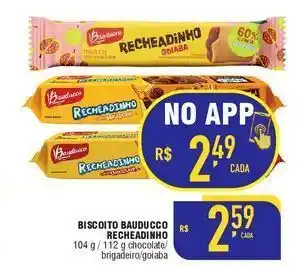 Mercantil Rodrigues Biscoito bauducco recheadinho 112g oferta