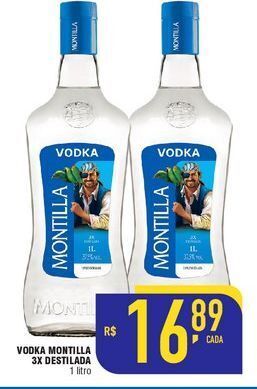 Vodka montilla 3x destilada 1lt