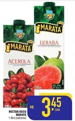 Mercantil Rodrigues Néctar/suco maratá 1lt oferta