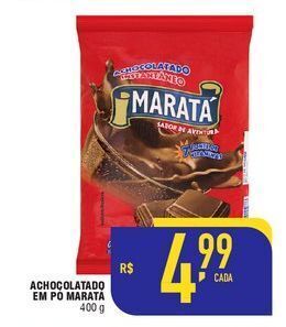 Mercantil Rodrigues Achocolatado em pó maratá 400g oferta