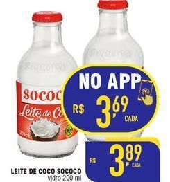 Mercantil Rodrigues Leite de coco sococo 200ml oferta