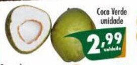 Coco verde unidade