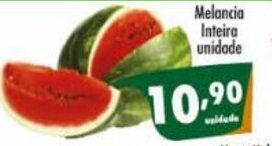 Vencedor Atacadista Melancia Inteira unidade oferta