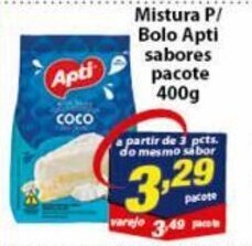 Vencedor Atacadista Mistura p/ Bolo Apti Sabores pacote 400g oferta