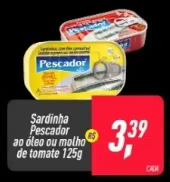 Frangolândia Sardinha Pescador ao Oleo ou Molho de tomate 125g oferta
