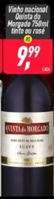 Vinho Nacional Quinta do Morgado 750ml tinto ou rose