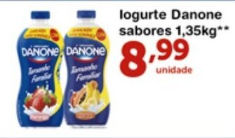 Roldão Iogurte Danone Sabores 1.35kg oferta
