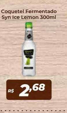 Atakarejo Coquetel Fermentado Syn Ice Lemon oferta