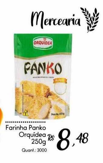 Giassi Supermercados Farinha Panko Orquídea oferta