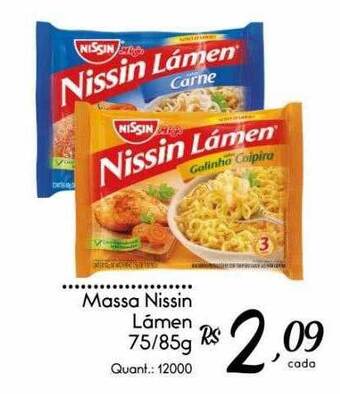 Giassi Supermercados Massa Nissin Lámen oferta