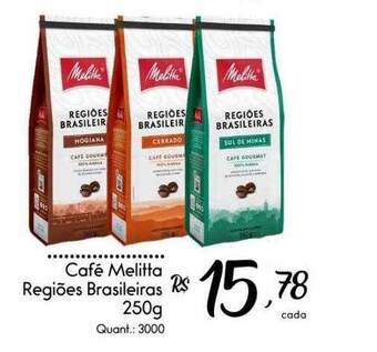 Giassi Supermercados Café Melitta Regiões Brasileiras oferta