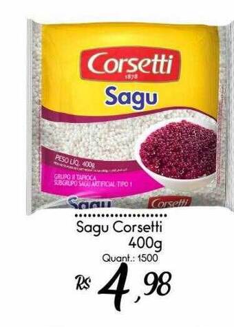 Giassi Supermercados Sagu Corsetti oferta