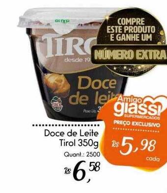Giassi Supermercados Doce De Leite Tirol oferta