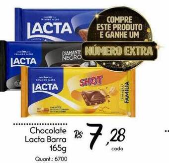Giassi Supermercados Chocolate Lacta Barra oferta