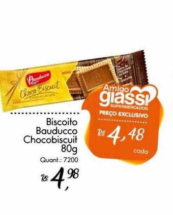 Giassi Supermercados Biscoito Bauducco Chocobiscuit oferta
