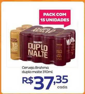 Super Lagoa Cerveja Brahma Duplo Malte oferta