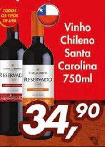 Vinho Chileno Santa Carolina
