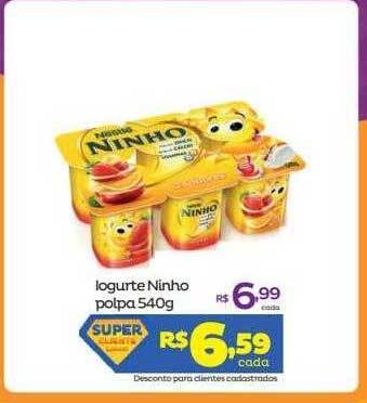 Super Lagoa Iogurte Ninho Polpa oferta