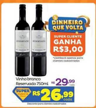 Super Lagoa Vinho Branco Reservado oferta