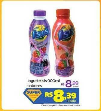 Super Lagoa Iogurte Isis Sabores oferta