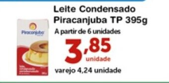 Roldão Leite Condensado Piracanjuba TP 395g oferta