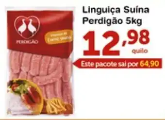 Roldão Linguica Suina Perdigao 5kg oferta