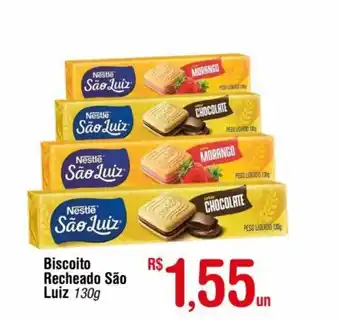Fort Atacadista Biscoito Recheado Sao Luiz 130g oferta