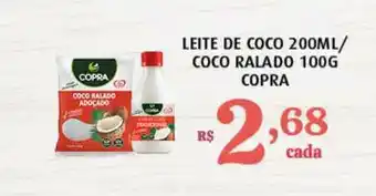 Bahamas Supermercados Leite De Coco 200ml Coco Ralado 100g Copra oferta