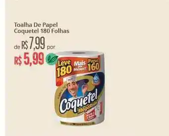 Toalha De Papel Coquetel 180 Folhas