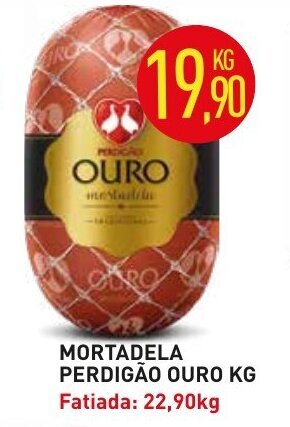 Calvo Atacadista Mortadela Perdigao Ouro 1kg oferta