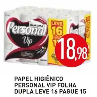 Calvo Atacadista Papel Higiénico Personal Vip Folha Dupla Lv16 pg15 oferta