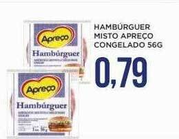 Apoio Mineiro Hamburguer Misto Apreço Congelado oferta