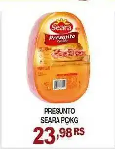 Mercadão Atacadista Presunto Seara oferta