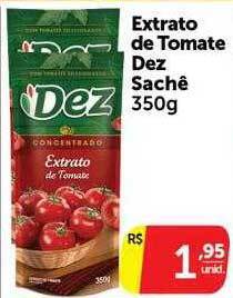 Pires Extrato De Tomate Dez Sachê oferta
