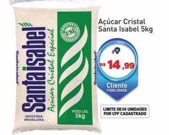 Tonin Superatacado Açúcar Cristal Santa Isabel oferta