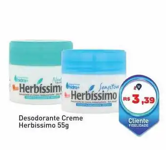 Tonin Superatacado Desodorante Creme Herbissimo oferta