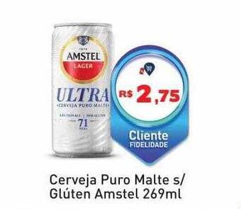 Tonin Superatacado Cerveja Puro Malte S Glúten Amstel oferta