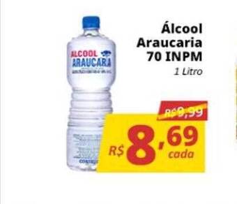 álcool Araucaria 70 Inpm