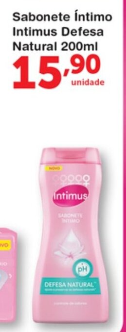 Roldão Sabonete Intimo Intimus Defesa Natural 200ml oferta