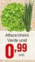 Rossi Supermercado Alface/ Cheiro Verde unid oferta