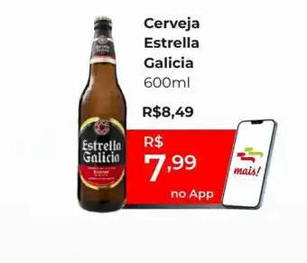 Peruzzo Cerveja estrella galicia 600ml oferta