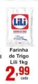 Rossi Supermercado Farinha de Trigo Lili 1kg oferta