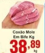Rossi Supermercado Coxao Mole Em Bife 1kg oferta